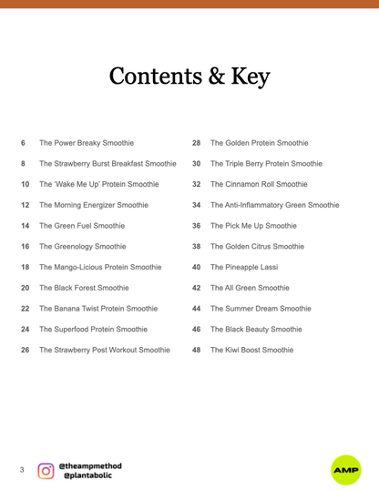 Vegan & Vegetarian Smoothie Pack