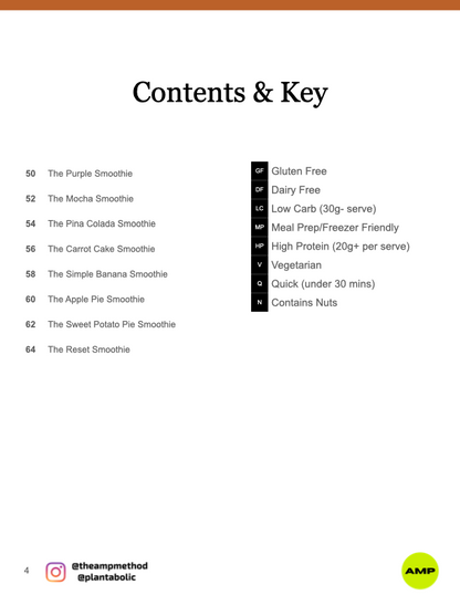 Vegan & Vegetarian Smoothie Pack