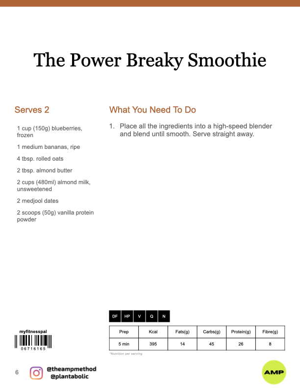 Vegan & Vegetarian Smoothie Pack