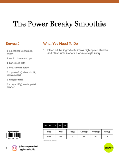 Vegan & Vegetarian Smoothie Pack